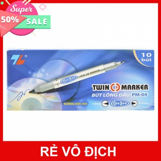 Hộp 10 bút lông dầu thiên long ceedee pm-04