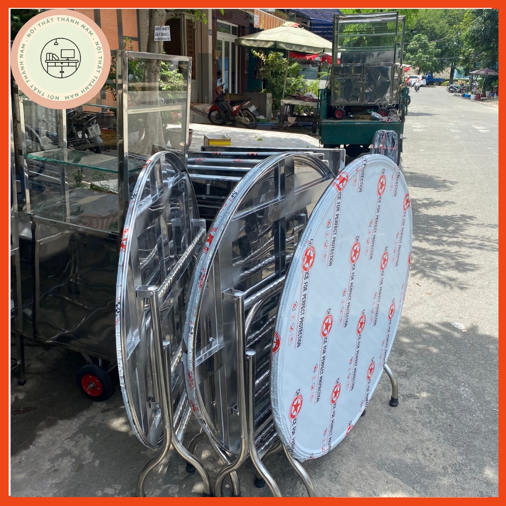 BÀN INOX ĂN CƠM GỌN NHẸ
