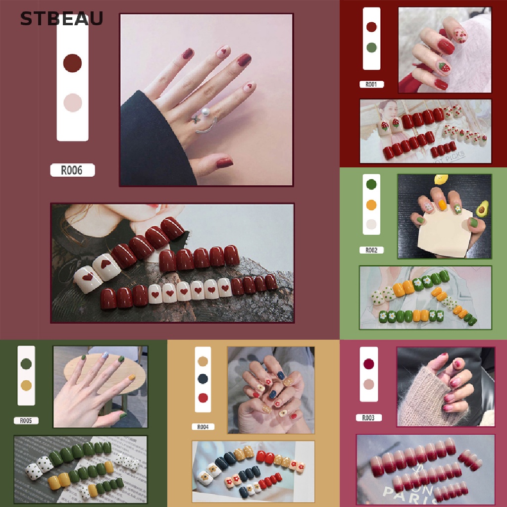 [Hàng mới về] Miếng dán trang trí móng tay hình Santa Claus hợp thời trang