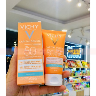 Kem Chống Nắng Vichy Capital Ideal Soleil Mattifying Dry Touch Face Fluid 50ml
