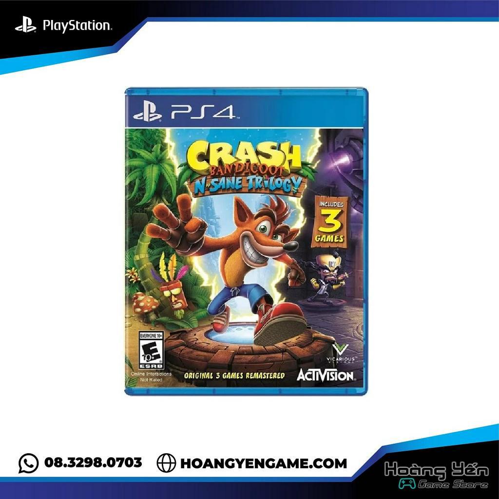 Đĩa game PS4 Crash Bandicoot N Sane Trilogy