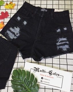 Quần short jean nữ lưng cao (100% ảnh thật)