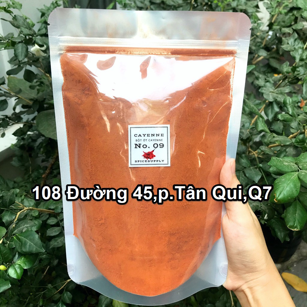 100g Cayenne pepper - bột Ớt chỉ thiên hũ 70g siêu cay nhập khẩu Gia Vị healthy giảm cân meal plan fitness