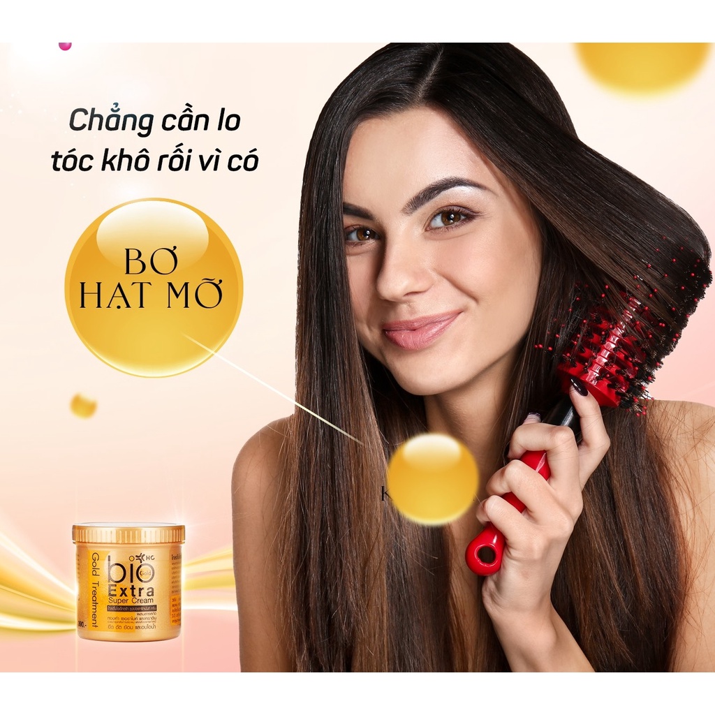 Kem Ủ Dưỡng Và Phục Hồi Tóc Gold Bio Extra 500ml Thái