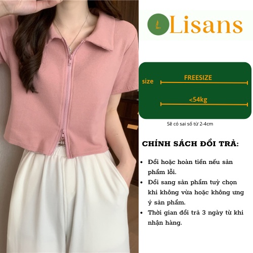 Áo croptop kiểu Hàn Quốc sexy tay ngắn form rộng APN020