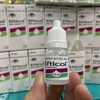 Dung dịch nhỏ mắt mũi efticol natri clorid 0,9 % - nhà thuốc tây mỹ kim