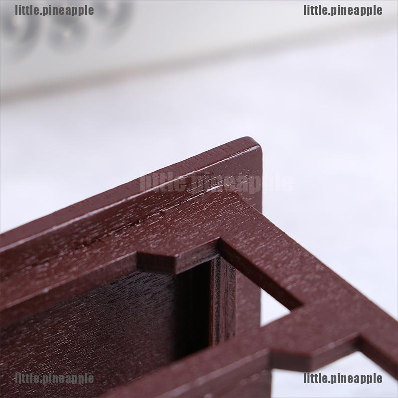 Mô hình bàn gỗ mini đồ chơi dành cho trang trí nhà búp bê DIY