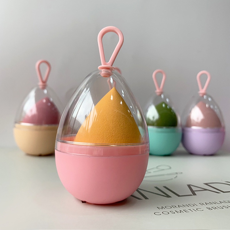 Hộp đựng mút trang điểm có móc treo tiện lợi