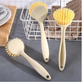 Cây cọ chà rửa chén- Cây cọ chà nồi,chà bồn rửa chén cán dài tiện lợi cho gia đình