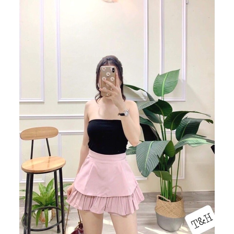 Chân váy xếp li 2 tầng hàng bán quanh năm | BigBuy360 - bigbuy360.vn