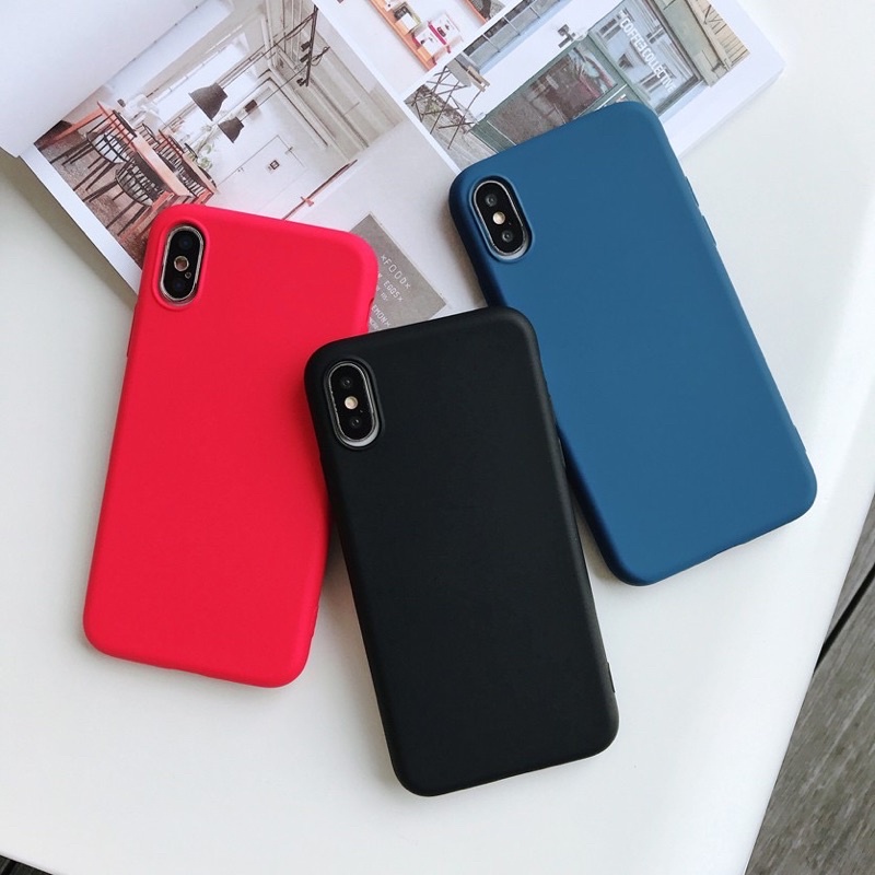 ốp dẻo đen trơn iphone X, Xs max
