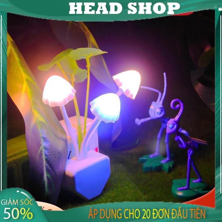 Đèn ngủ cảm ứng tự động tắt mở đổi màu Lamp-154 HEADSHOP