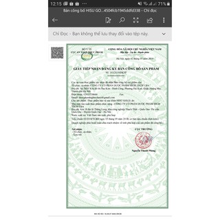 HISU GOLD chứa Yến sào, DHA, Thymomodulin,...giúp ăn ngon ngủ sâu, tăng sức đề kháng