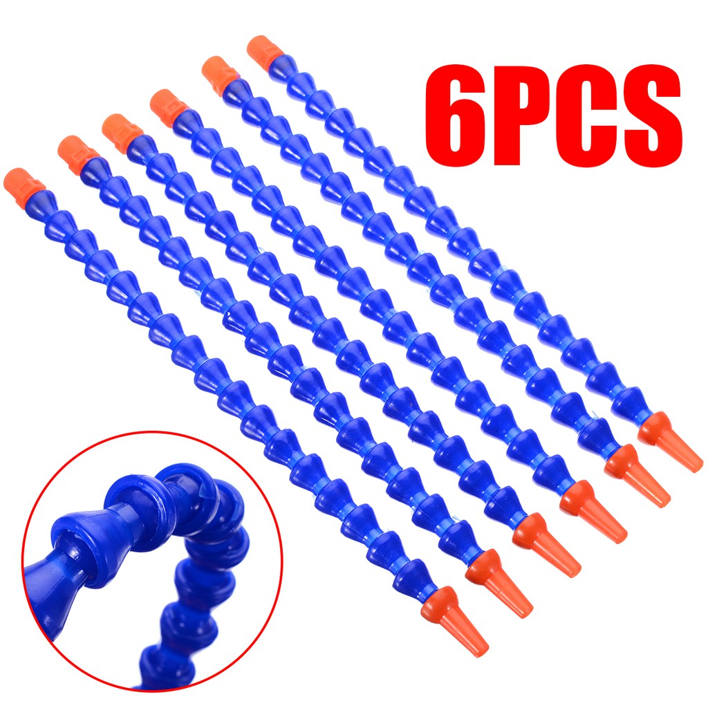 6 Đầu Nối Ống Nước Làm Mát Bằng Nhựa 300mm 1 / 4 Linh Hoạt