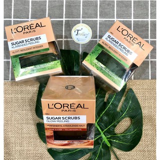 TẨY DA CHẾT DẠNG MỊN 2 in 1 CHO DA MẶT VÀ MÔI LOREAL SUGAR SCRUBS