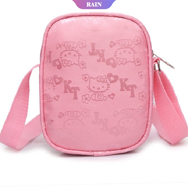 Túi Đeo Vai Đựng Điện Thoại Hình Hoạt Hình Sanrio Hello Kitty Thời Trang Cho Bé Gái [RAIN]