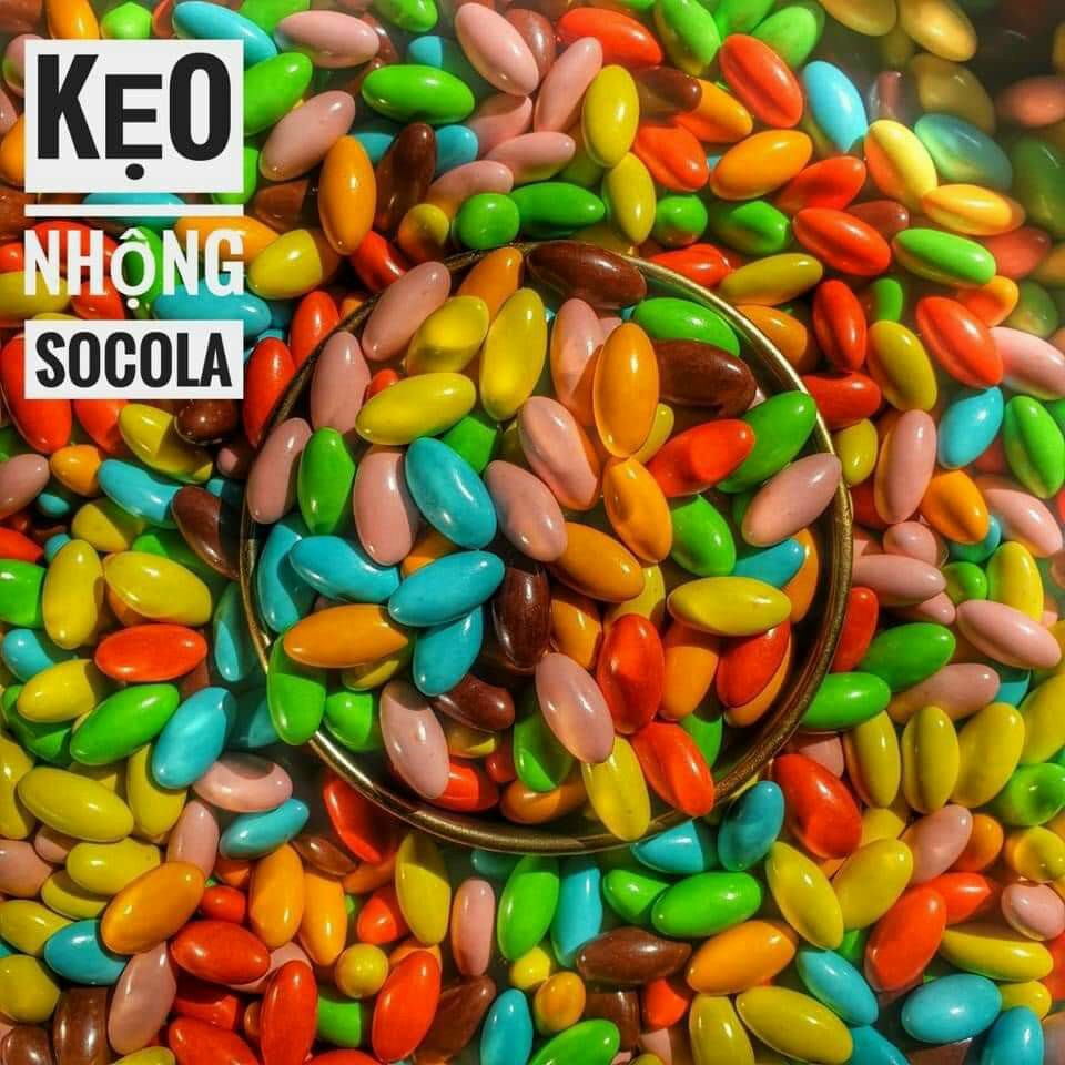 Kẹo sôcôla nhộng - túi 1 kg