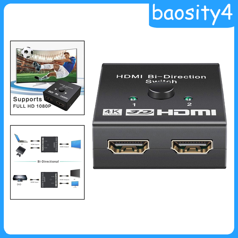 Bộ Chia 2 Cổng Hdmi 1080p Ultra Hd 4k Hdmi 2 Cổng Cho Hdtv