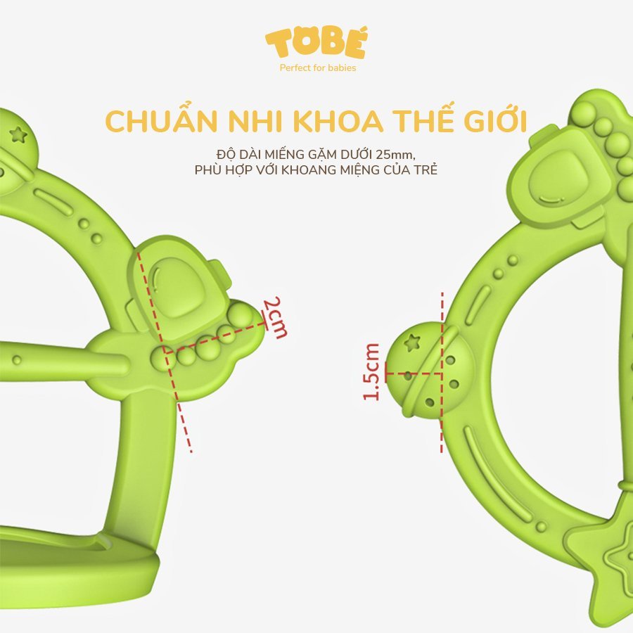 Gặm nướu silicone ToBé cho bé cao cấp an toàn