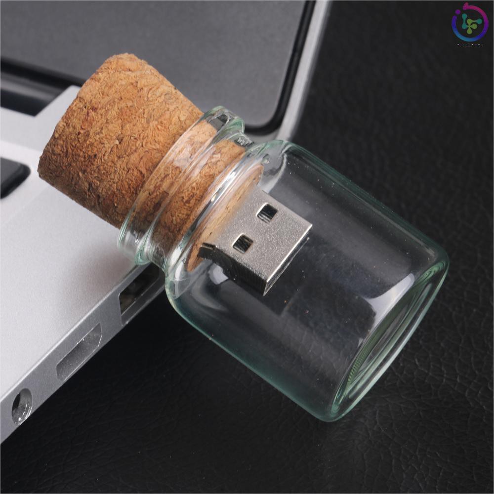 Usb 8g Hình Chai Điều Ước Bằng Gỗ