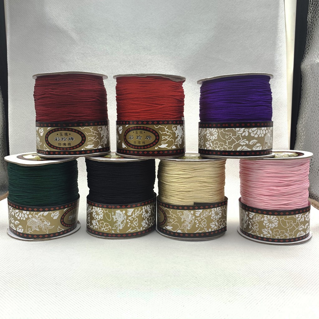 Cuộn dây dù 1mm đủ các màu làm đồ handmade - PKDAYDU10 PKDAYNS10 - Shop Charm Bạc 925