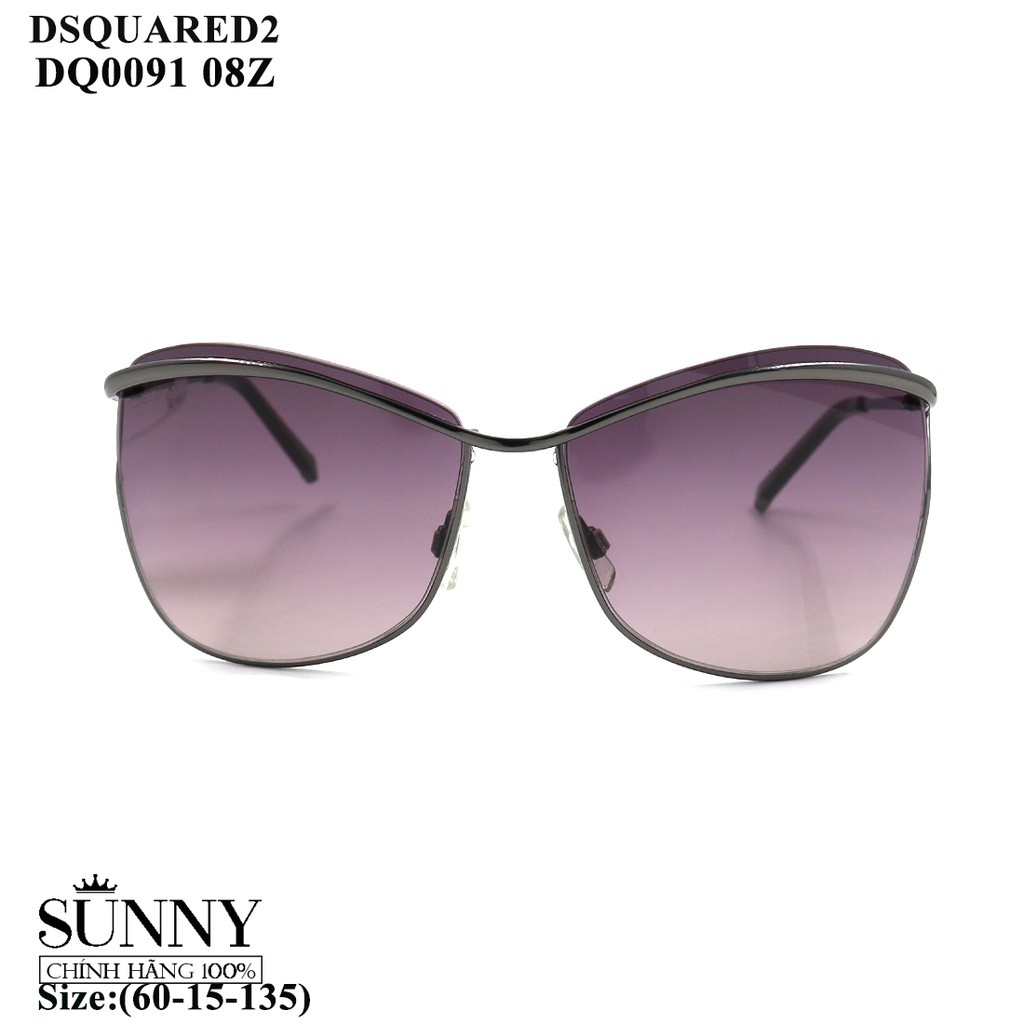 Kính mát nam nữ thời trang Dsquared2 DQ0091 nhiều màu chính hãng, thiết kế dễ đeo bảo vệ mắt