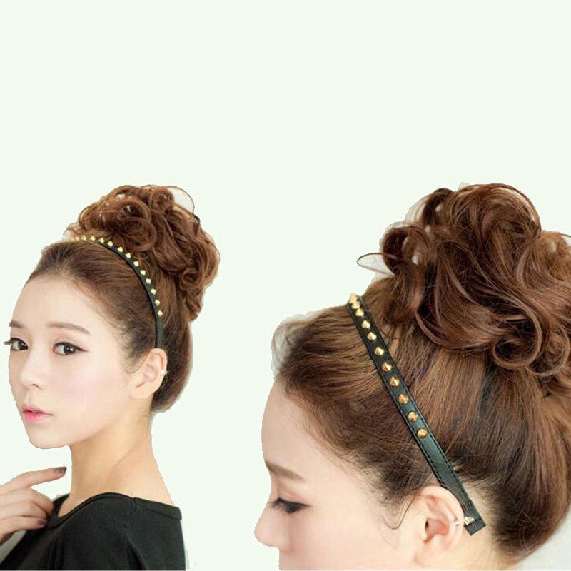 Túi bóc giả thiết kế xoăn tự nhiên làm từ sợi tổng hợp màu sắc xinh xắn dành cho nữ