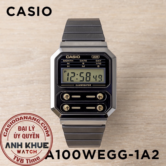 Đồng hồ unisex Casio Standard chính hãng Anh Khuê A100 Series