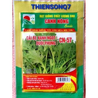 Hạt Giống Cải Ngọt Đuôi Phụng
