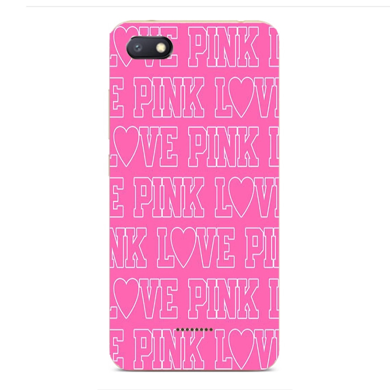 Love Pink Logo Phone Case For ZTE Blade L210 A512 A612 A330 A520 A530 A602 A606 A610 A910 A510 A2 silicone Cover