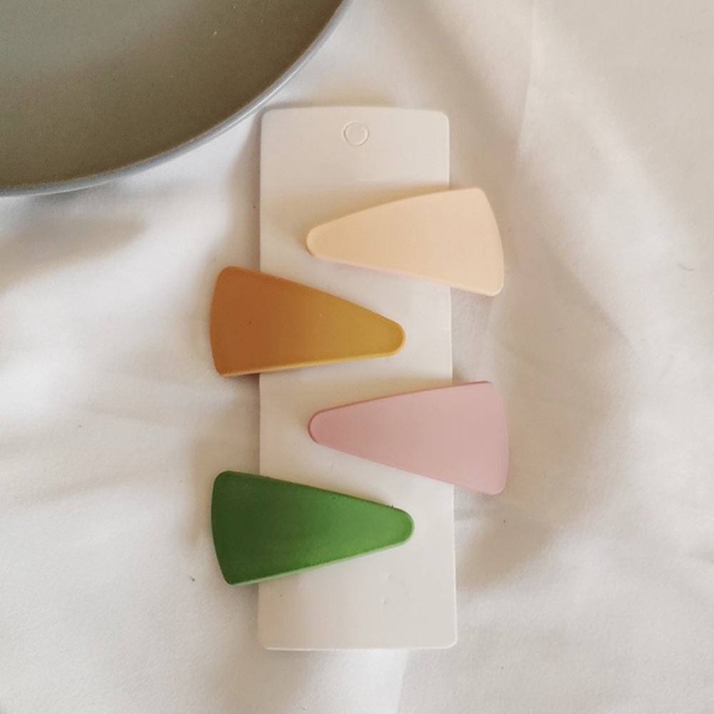 Bộ 4 Kẹp Tóc Màu Kẹo Ngọt