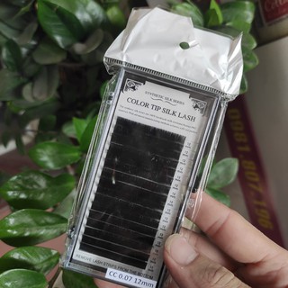 Mi khay Hiệu Color tip silk Lash CC 0.07-0.10-0.12 ( Đồ nối mi đẹp)