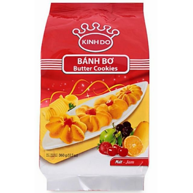 bánh quy Butter Cookies Kinh Đô 360g đủ vị