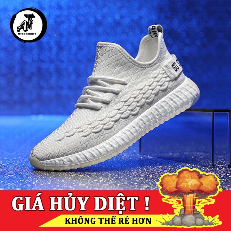 Giày Nam Snacker Đế cao su siêu bền, Có lót mút êm chân AT-Men’s Fashion G01