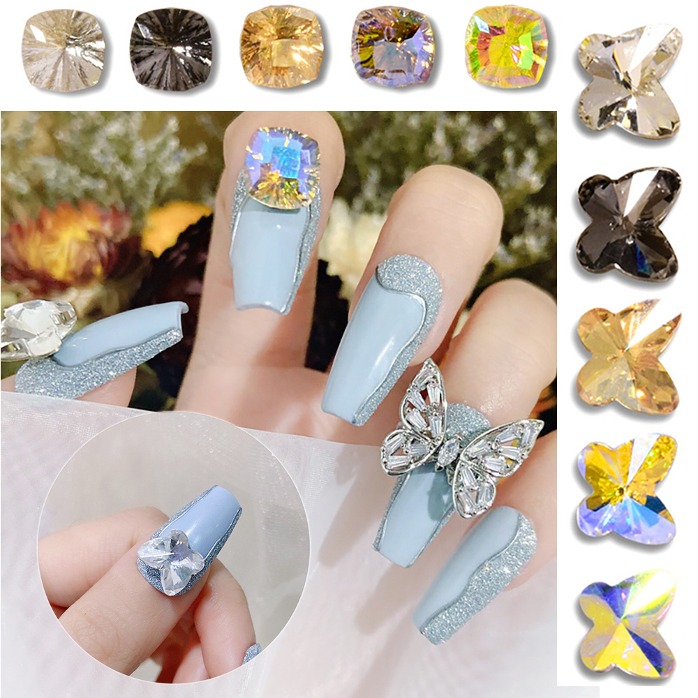 Bộ 10 Phụ Kiện Trang Trí Móng Tay 3D