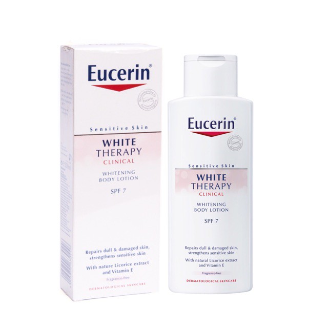 Sữa Dưỡng Thể Trắng Da Eucerin White Therapy  SPF7 250ml “ MẪU MỚI 2020”