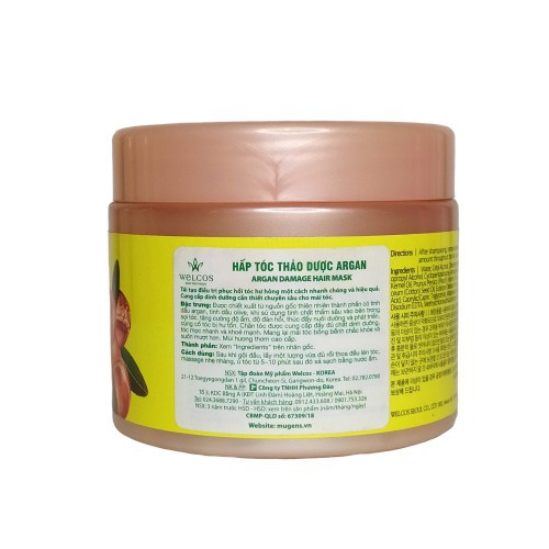 Dầu hấp tóc argan phục hồi tóc tốt siêu mượt giá rẻ tại nhà UT07