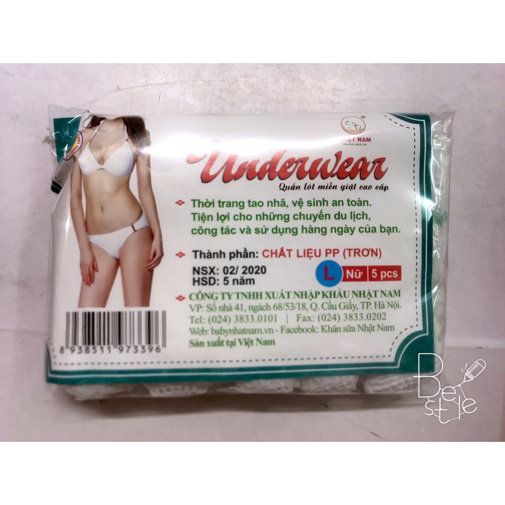 Túi 5 Quần Lót Giấy Dùng 1 Lần Cho Mẹ Sau Sinh (Nhiều Size) | BigBuy360 - bigbuy360.vn