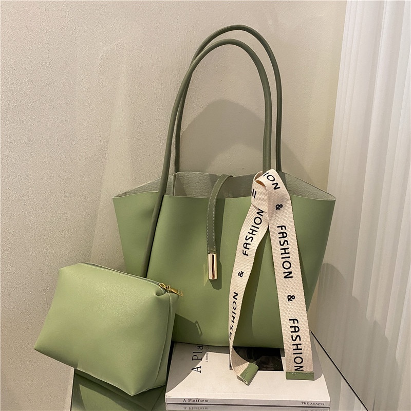 Túi Xách Tote Đeo Vai Sức Chứa Lớn Thời Trang Cổ Điển Cho Nữ