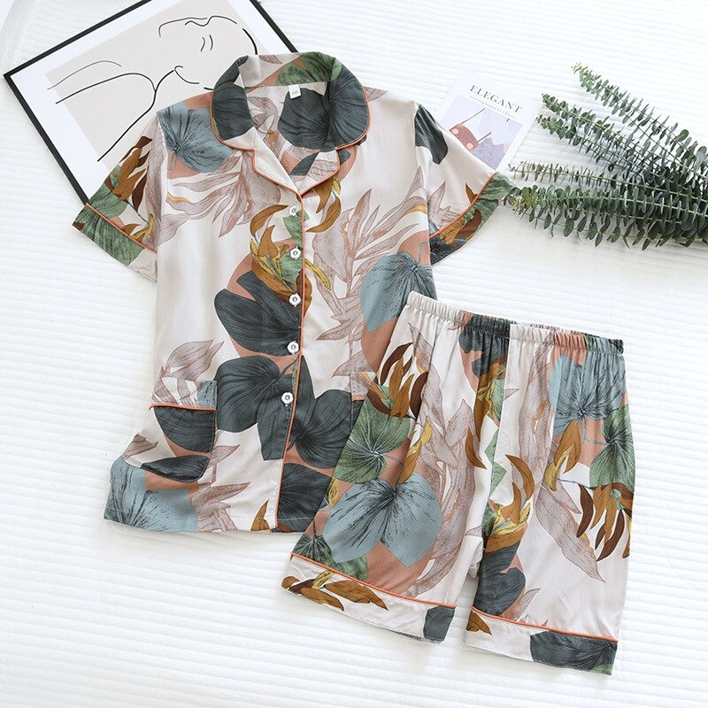 Pyjama Đồ Ngủ Mặc Nhà Họa Tiết PJ14