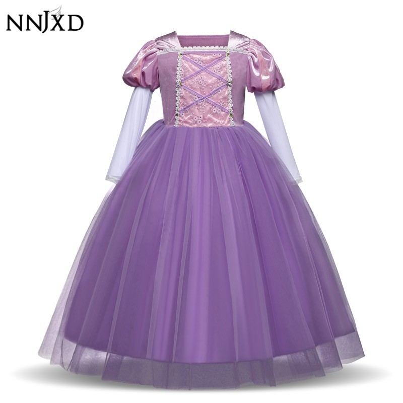 Váy NNJXD công chúa hóa trang thời trang cho bé gái dự tiệc sinh nhật