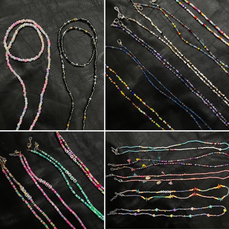 Dây cườm đa năng đeo khẩu trang, belt cườm , vòng cổ, vòng tay