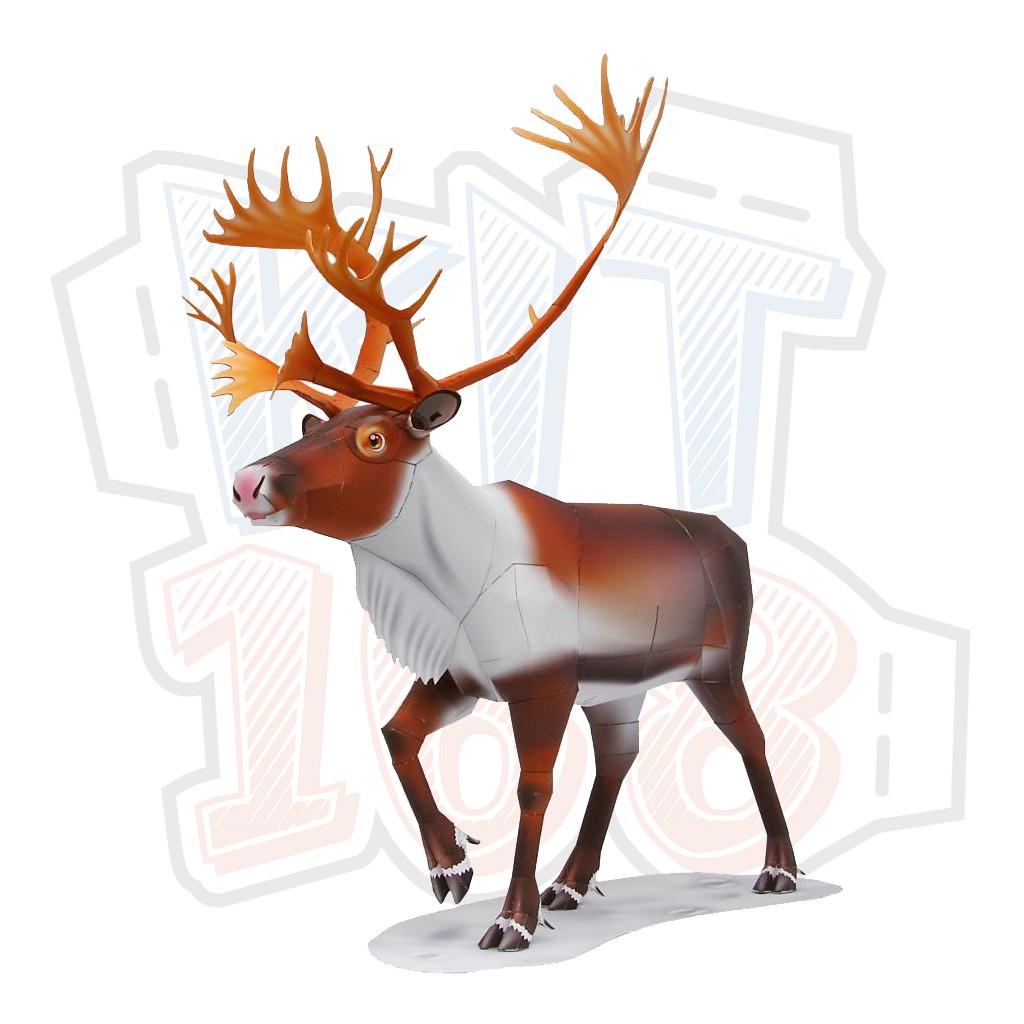 Mô hình giấy động vật tuần lộc Reindeer