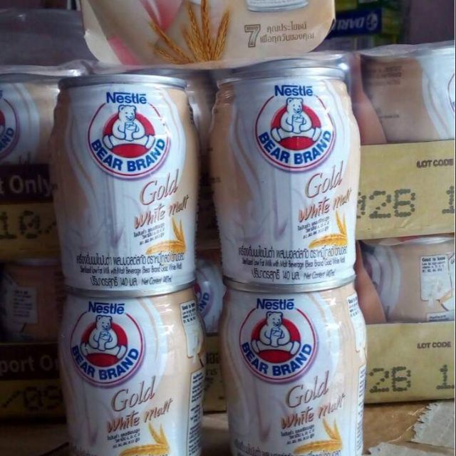 Combo 4 hộp Sữa gấu white malta thái lan
