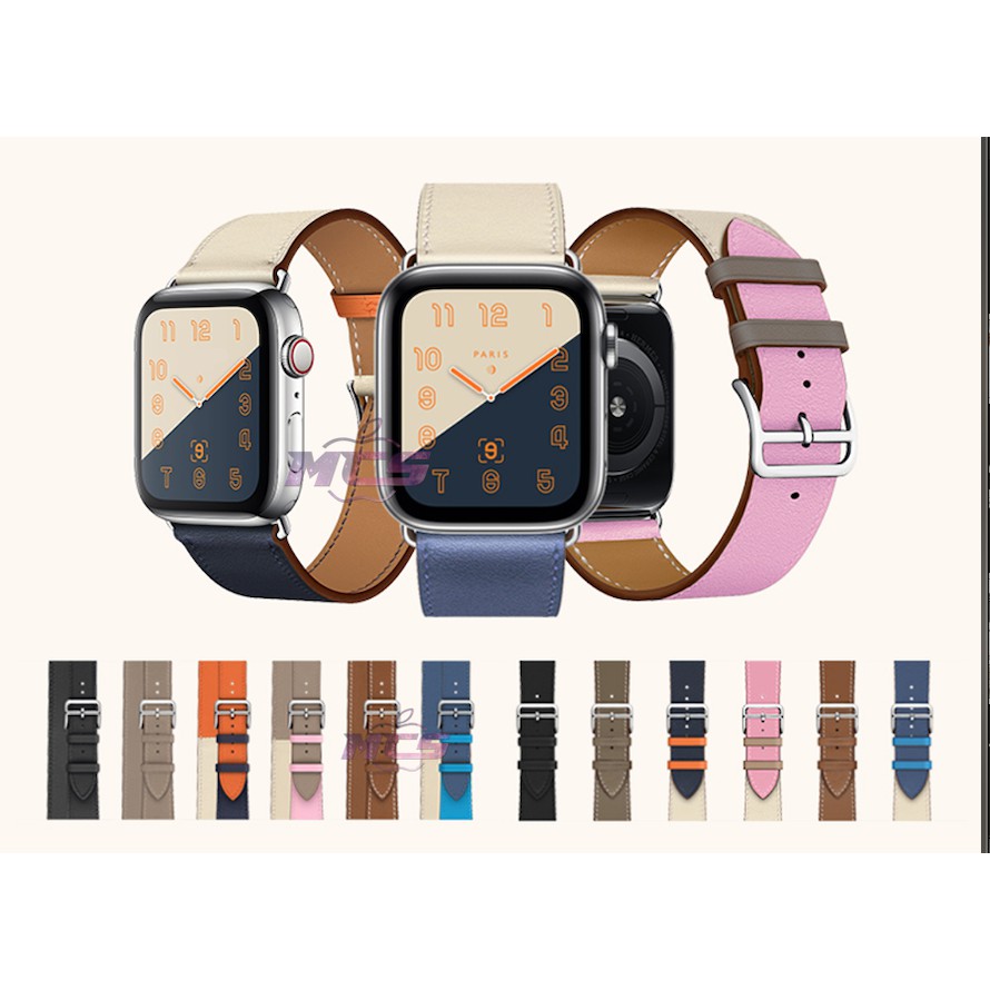 Dây Apple Watch Hermes Phối 2 Màu