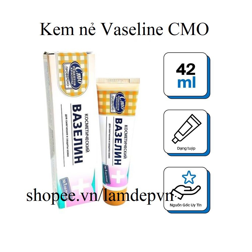 Kem nẻ Vaseline CMO dành cho toàn thân của Nga