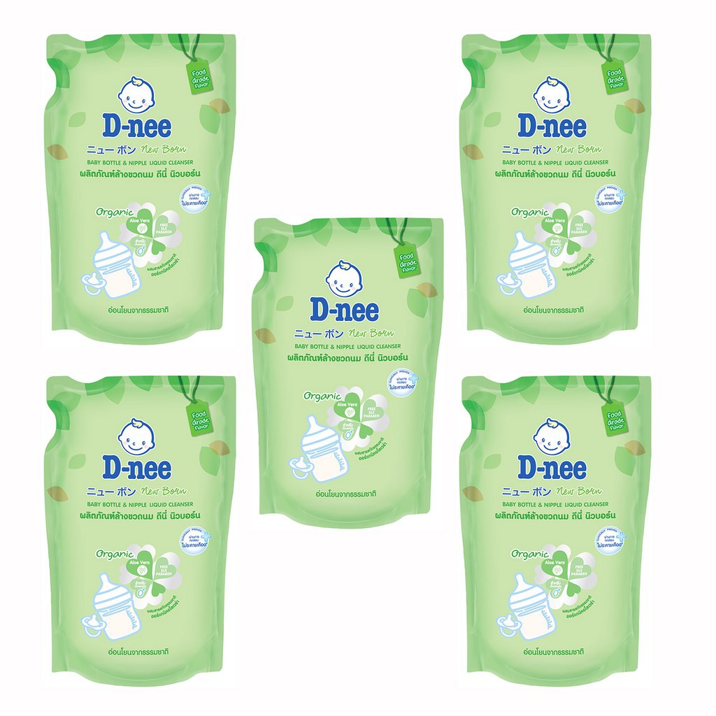 Nước rửa bình sữa Dnee Organic túi 600ml