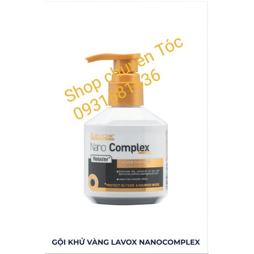 DẦU GỘI KHỬ VÀNG NANO COMPLEX 200ML