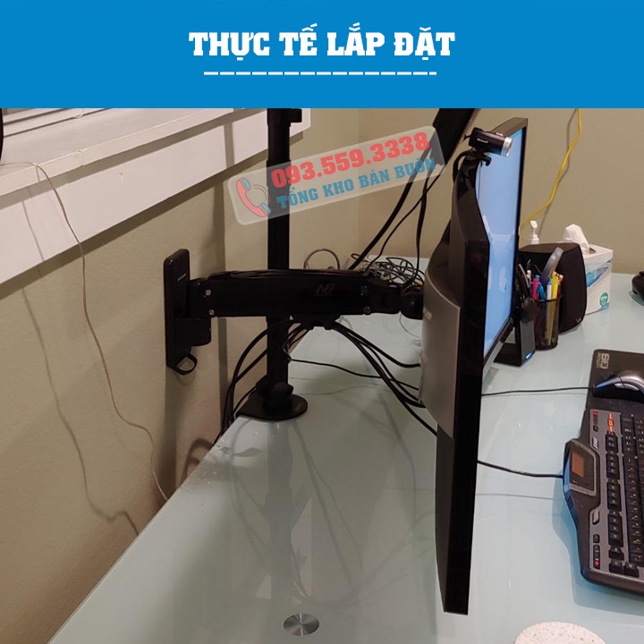 Giá Treo Màn Hình NB - F425 24 - 35 Inch / Giá Treo Tivi Lắp Đặt Treo Tường Tùy Chỉnh Đa Năng - Xoay Màn 360 Độ