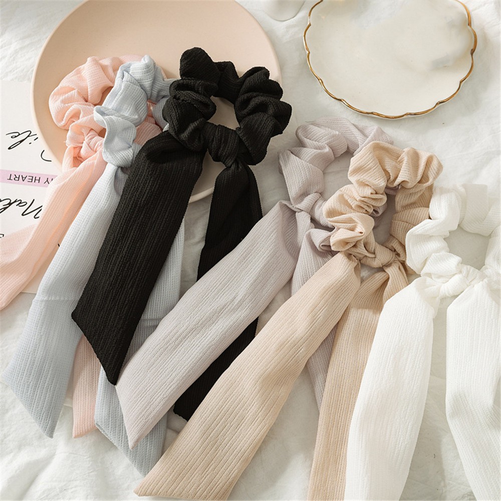 Dây Buộc Tóc Đính Nơ Xinh Xắn Cho Nữ